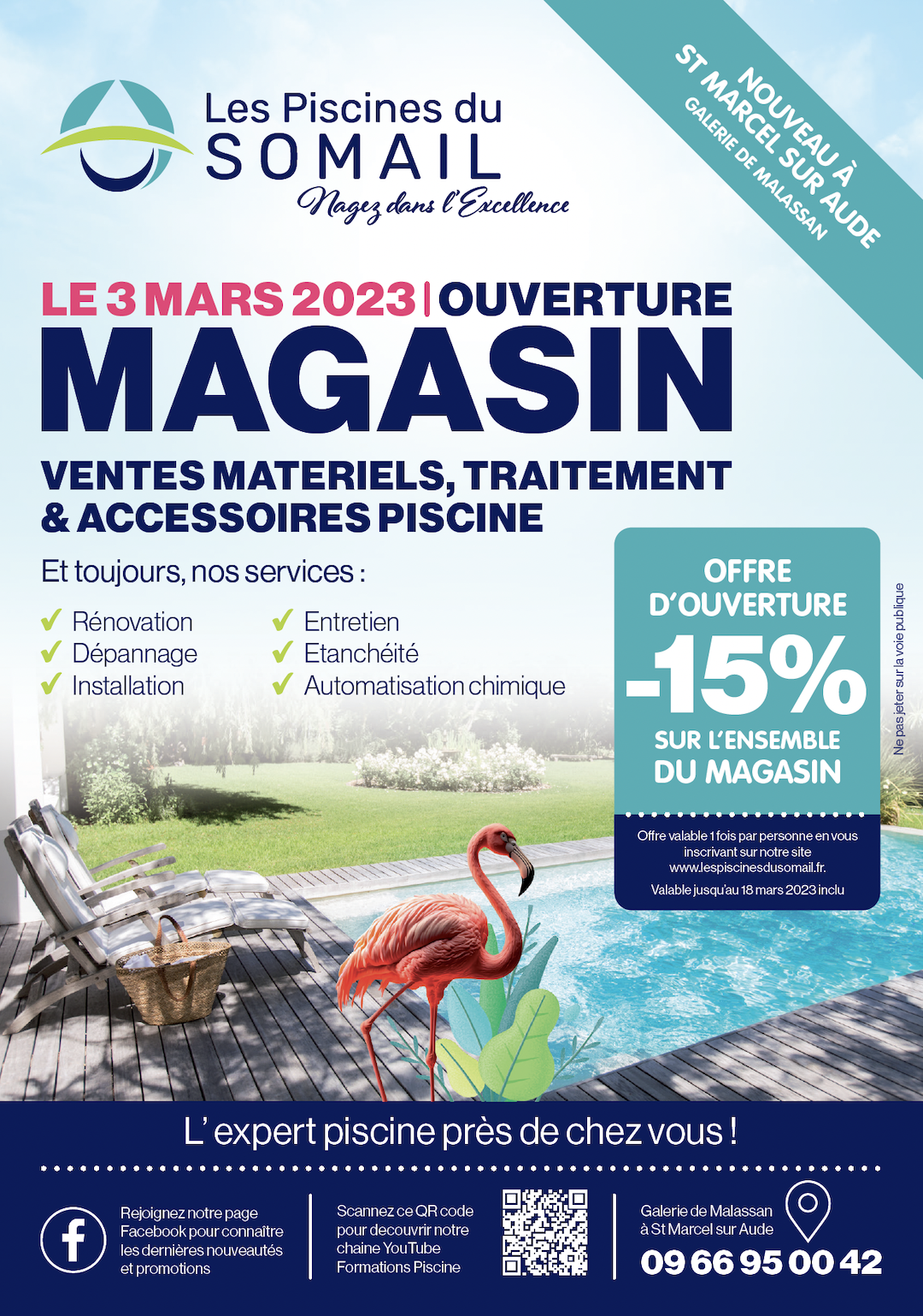 Ouverture du magasin